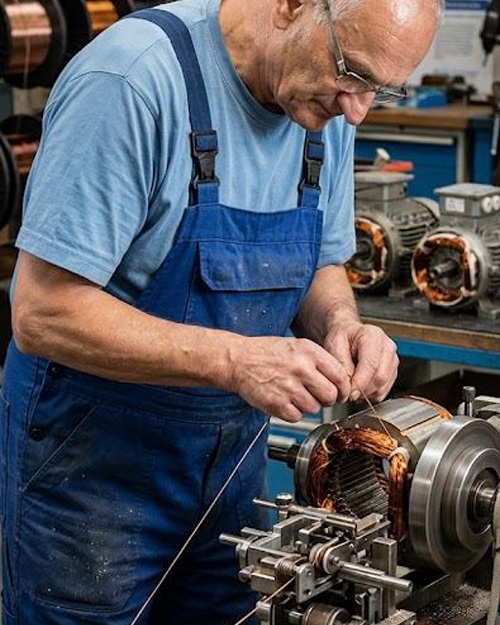 Qualitativ hochwertiger Elektromotoren Reparaturdienst, AQplus 1 bis 4 Phasen Motoren