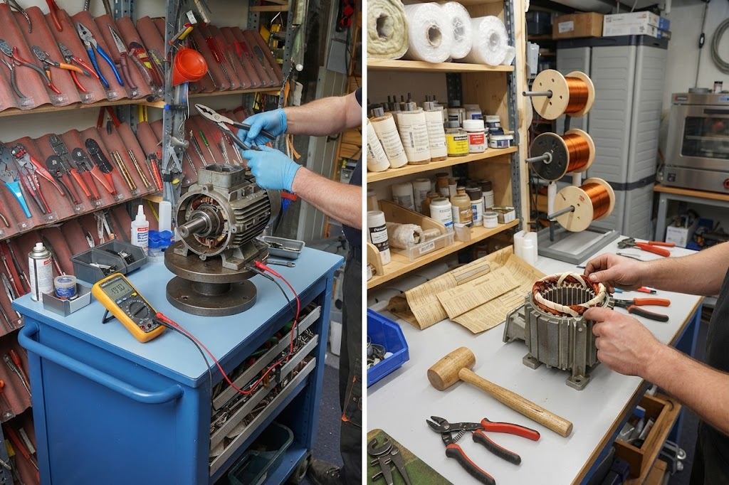 Elektromotoren Reparaturdienst, AQplus 1 bis 4 Phasen Motoren