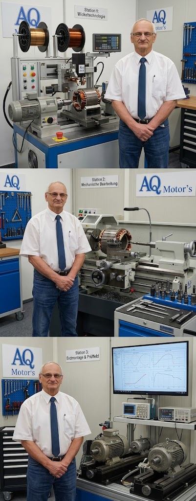 Nutzen Sie unseren Elektromotoren Reparaturdienst, AQplus 1 bis 4 Phasen Motoren