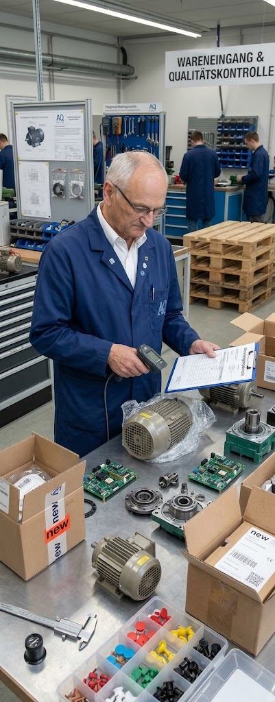 Nutzen Sie unseren Elektromotoren Reparaturdienst, AQplus 1 bis 4 Phasen Motoren